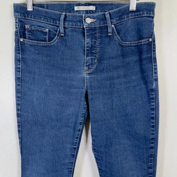 Levi's 312  Shaping Slim Dark Wash Blue Jeans - Picture 3 of 16